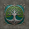 Silver Circular Tree of Life