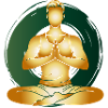 Golden Yoga Man Meditation Zen Wellness