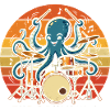 Oktopus Rhythmus Drummer