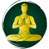 Yoga Man Green Meditation Zen Wellness Pose