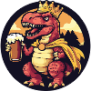 Dinosaurier T-Rex Bier Lustig