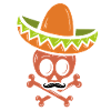Sombrero Skull & Crossbones