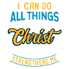 A través de Cristo me fortalece Diseño de versículos bíblicos