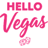 Hello Vegas Dice Pink