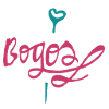 Heart font with flourishes