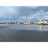 Winter panorama of Reykjavik