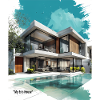 Ex's Modern Villa by Pool