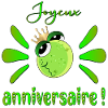 Joyeux anniversaire Grenouille