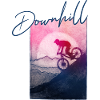 Downhill MTB - handgeschnitzte Druckvorlage