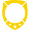 Golden Crest Fußballball-Emblem
