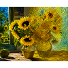 Sunflower Still Life Canvas
