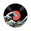 Vinylwelle Große Welle