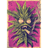 Cannabis spirit in PopArt style