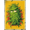 Grumpy Leaf Pop Art Cannabis
