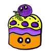 Plum Muffin Cake Kawaii Kids