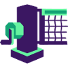 Padel Tennis Net Court Icon