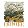 Alpine Rainier Wanderer Mountain Landscape