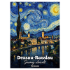 Dessau-Roßlau Germany Starry Night Cityscape