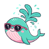 Baleine et Lunettes