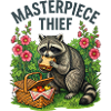 Waschbär-Picknickdieb