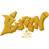 Gold Glitter Graffiti BANG Design