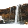 Magnifique cascade en hiver