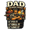 Dad Design Father's Day Barbecue Gift