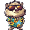 Hedgehog Comic Holiday