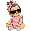 Sunglasses Baby Pink