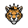 Cheetah Head Crown