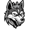 Husky Hund Krone