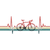 Cyclisme Heartbeat Vélo Amour Vélo Cyclisme