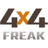 4x4 FREAK Orange X Logo