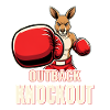 Outback Knockout Cartoon Kangaroo Boxer