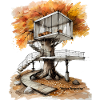 Autumn Treehouse Skydeck