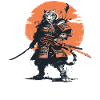Tiger Samurai in Ember Moon