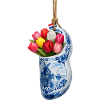 Tulips in blue Delft clog