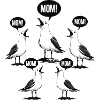 Mom! Funny Seagulls Streetwear Style