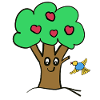 Apple Tree Tree Nature Bird