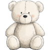 Süßer Teddybär voller Zärtlichkeit
