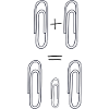 Family-Papierclip-Muster Duo Trio