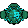Montre GPS moderne Course