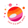 Vibrant Safe Space Planet