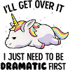 Schlafendes Drama Einhorn