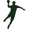Handball Silhouette Ball