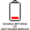 Soziale Batterie Pixel Art