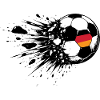 Football Germany Flag Ball Design