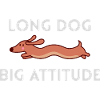 Long Dog Big Attitude Dachshund