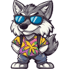 Wolf Comic Vacation