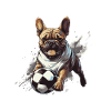 French Bulldog Dog Football